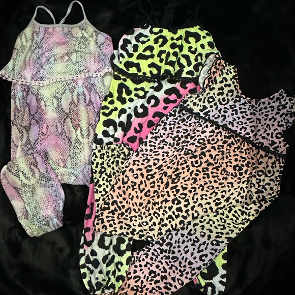 Pixielane Other - PixieLane Jumpsuit BUNDLE! 3 Colorful Animal Print Bodysuits